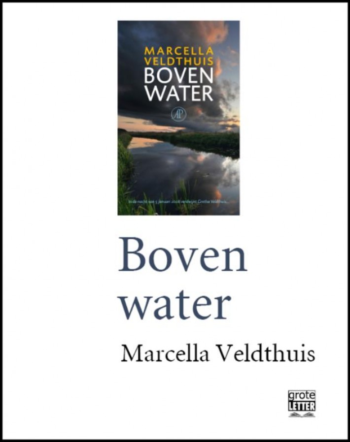 Boven water - grote letter