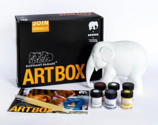 Elephant parade art box