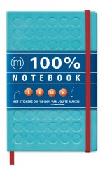 100% Notebook large blue