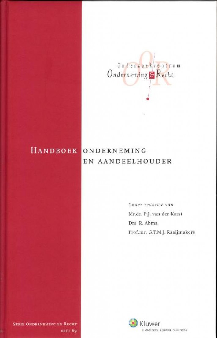 Handboek onderneming en aandeelhouder