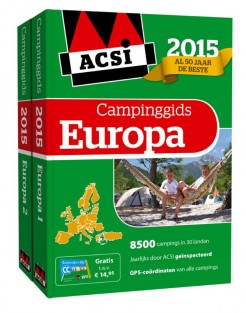 ACSI campinggids Europa 2015 + DVD • ACSI campinggids Europa 2015 + DVD