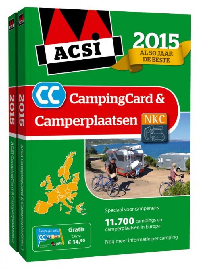 ACSI CampingCard & Camperplaatsen 2015