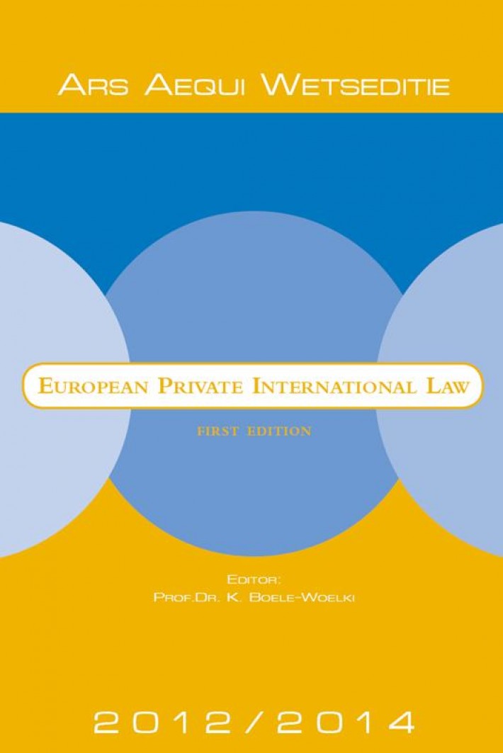 European Private International Law 2012/2014