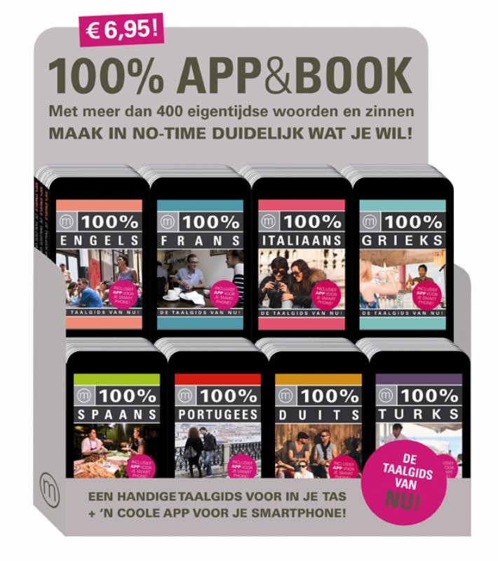 Display 100% App & Book (8 titels)