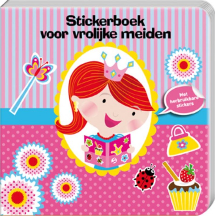 Stickerboek voor vrolijke meiden