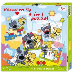 Mijn eerste puzzel (set 3ex.) • 4 in 1 puzzel (3 stuks)