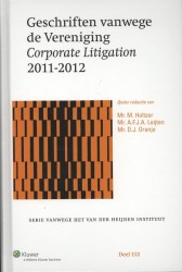 Geschriften vanwege de vereniging corporate litigation