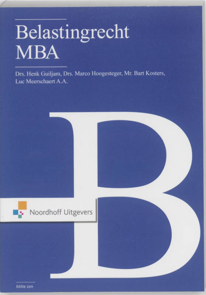 Belastingrecht MBA
