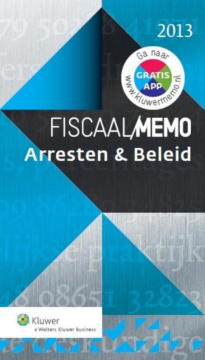 Fiscaal memo arresten en beleid • Fiscaal memo