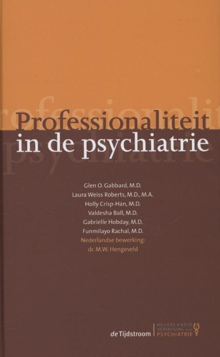 Professionaliteit in de psychiatrie