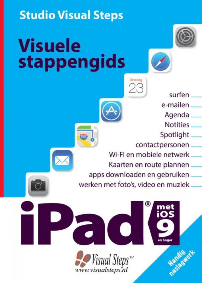 Visuele stappengids iPad met iOS 9 en hoger