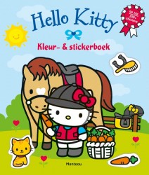 Hello Kitty kleur- en stickerboek