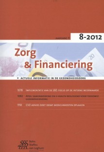Zorg en financiering 8-2012