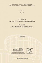 Reports of judgments and decisions/recueil des arrêts et décisions