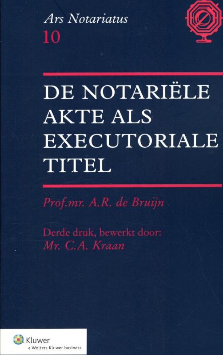 De notariele akte als executoriale titel