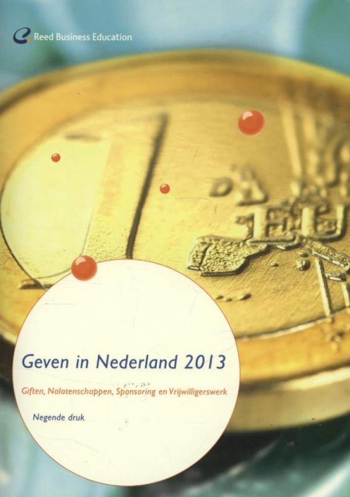 Geven in Nederland 2013 • Geven in Nederland 2013