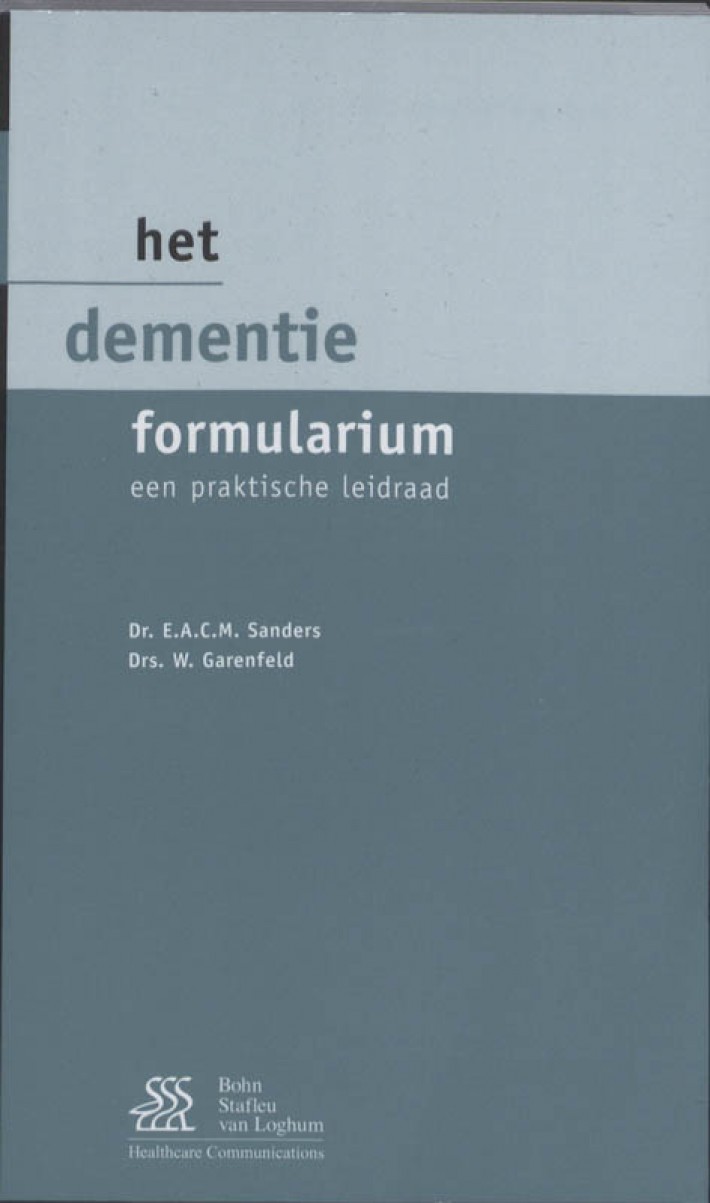 Het dementie formularium