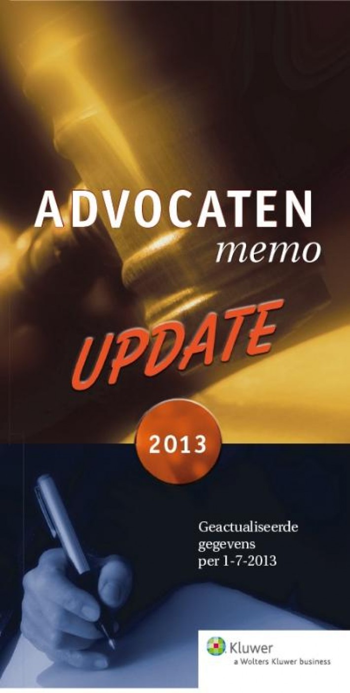 Advocatenmemo • Update advocatenmemo