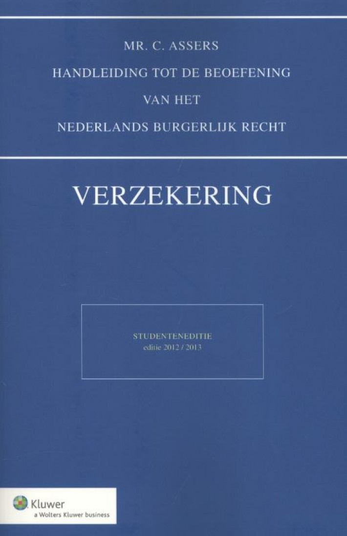 Asser 7-IX* Verzekering - Studenteneditie