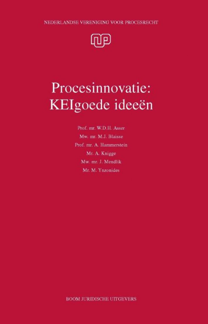 Procesinnovatie: KEIgoede ideeën?