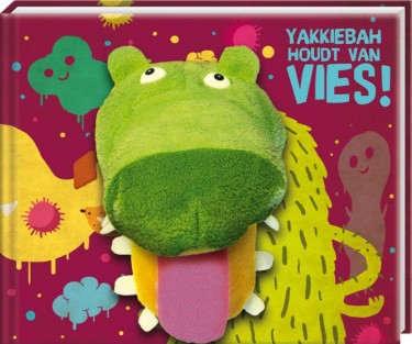 Handpopboek yakkiebah houdt van vies
