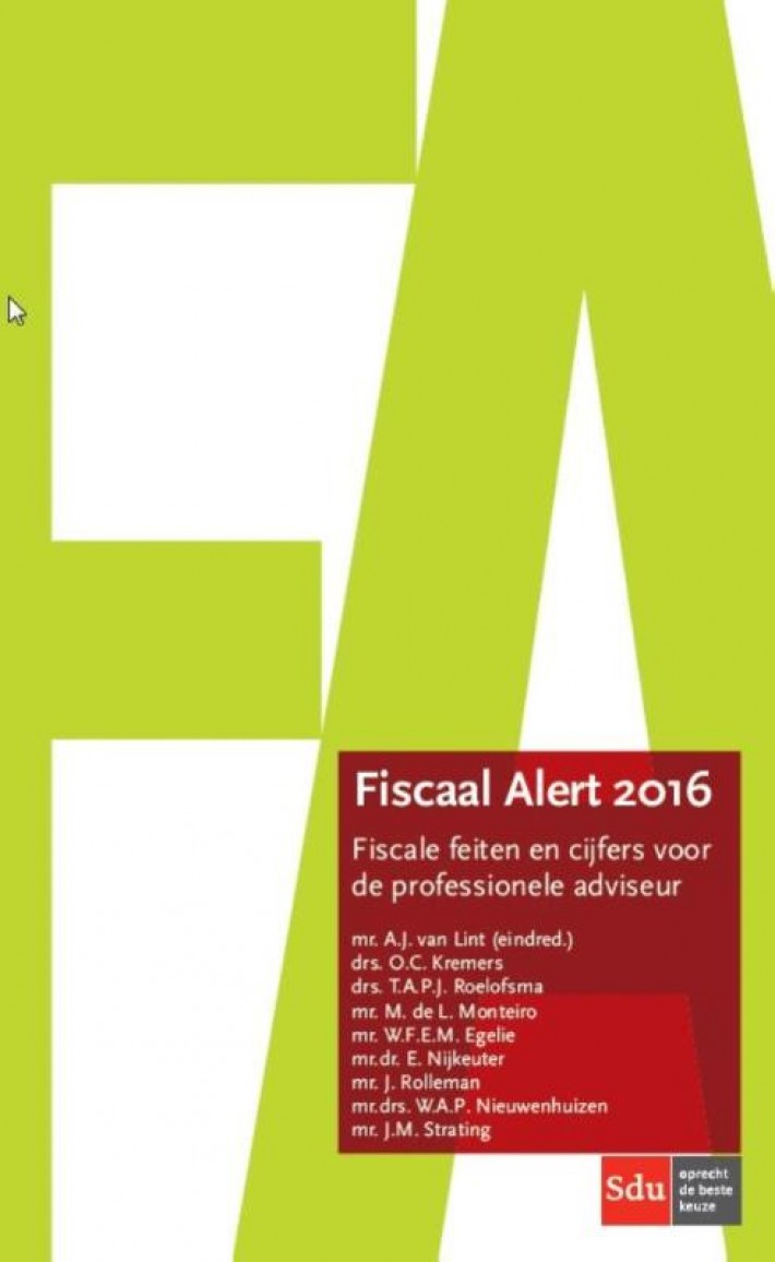 Fiscaal alert
