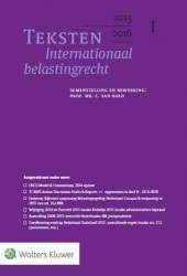 Teksten Internationaal & Europees belastingrecht 2015/2016