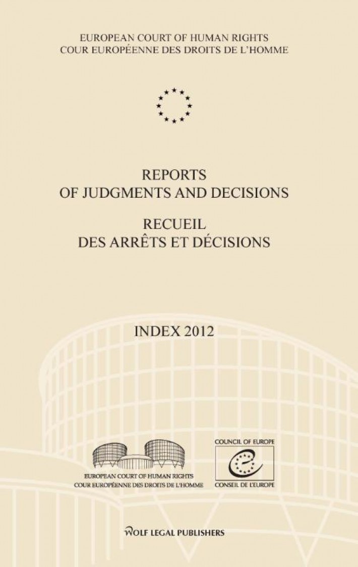 Reports of judgments and decisions