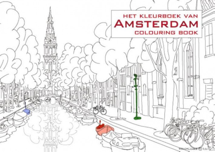 Kleurboek van Amsterdam colouring book