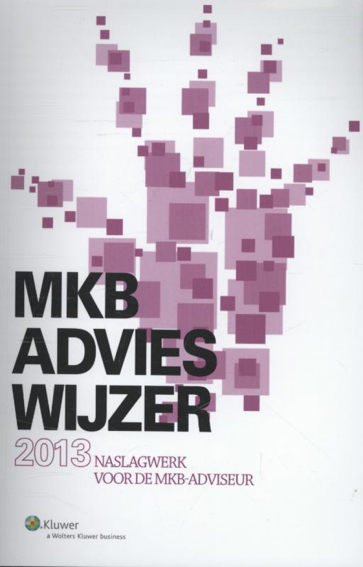 MKB-advieswijzer • MKB advieswijzer 2013