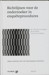Richtlijnen voor de onderzoeker in enqueteprocedures