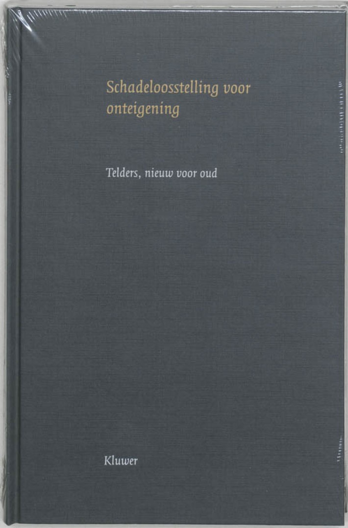 Schadeloosstelling voor onteigening