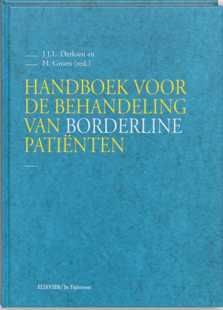 Handboek voor de behandeling van borderline patienten
