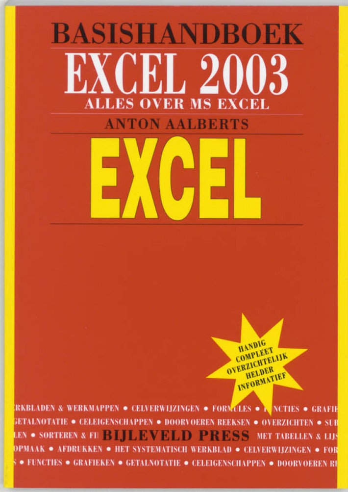 Basishandboek Excel 2003