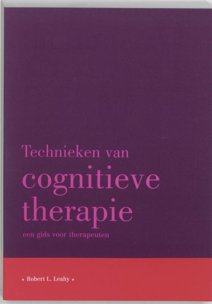 Technieken van cognitieve therapie