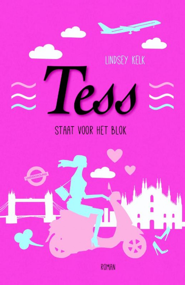 Tess staat voor het blok • Tess staat voor het blok