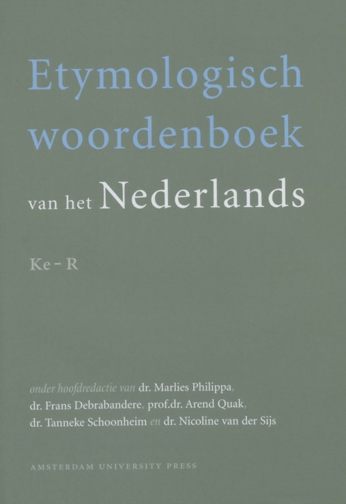 Etymologisch woordenboek van het Nederlands
