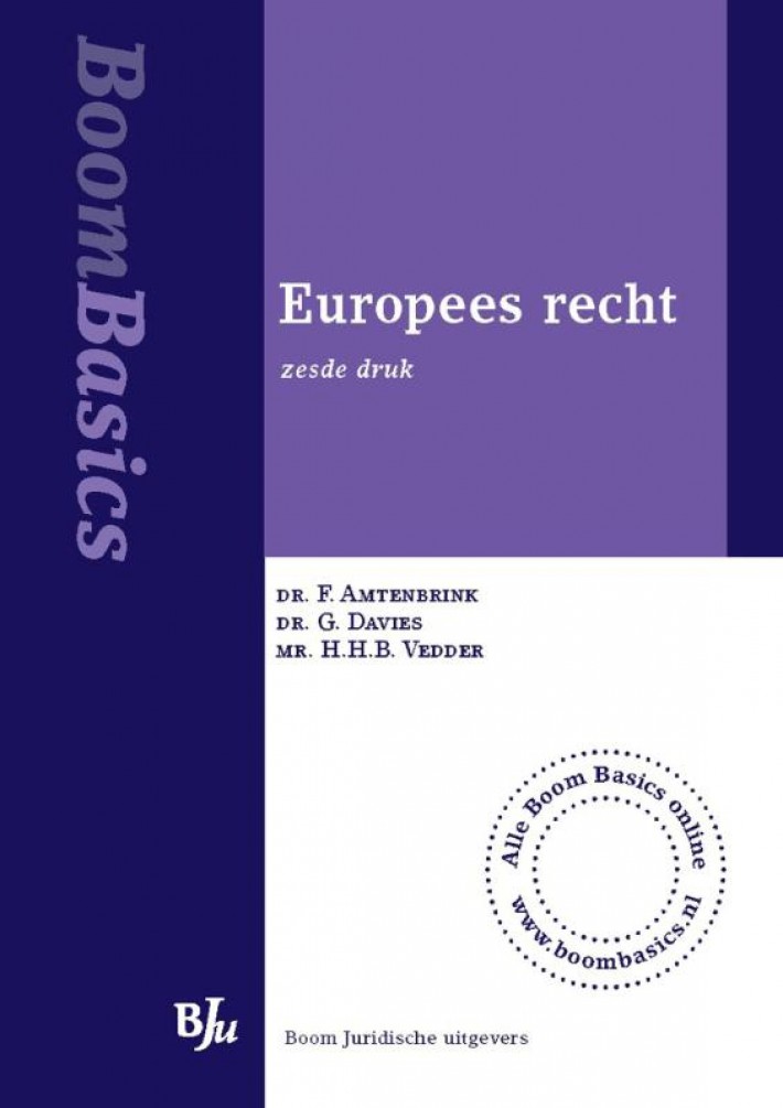 Boom Basics Europees recht • Europees recht