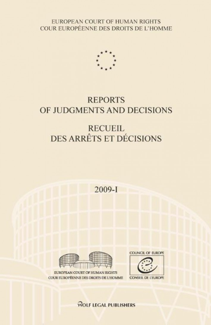 Reports of judgments and decisions / recueil des arrets et decicions