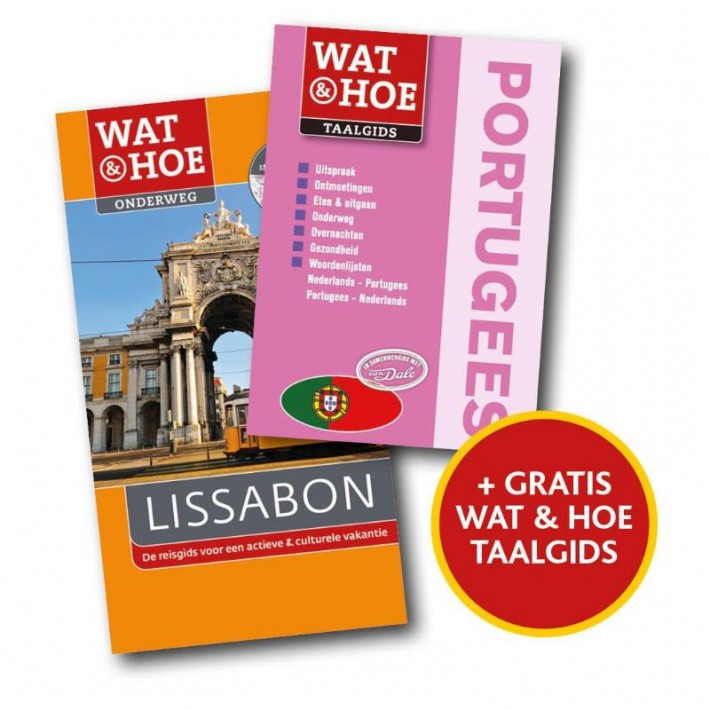 Pakket Wat en hoe onderweg Lissabon + Wat en hoe Taalgids Portugees