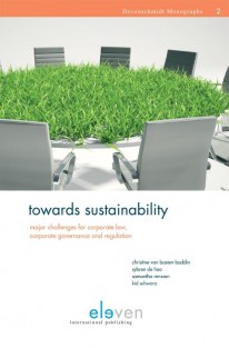 Towards sustainability • Towards sustainability