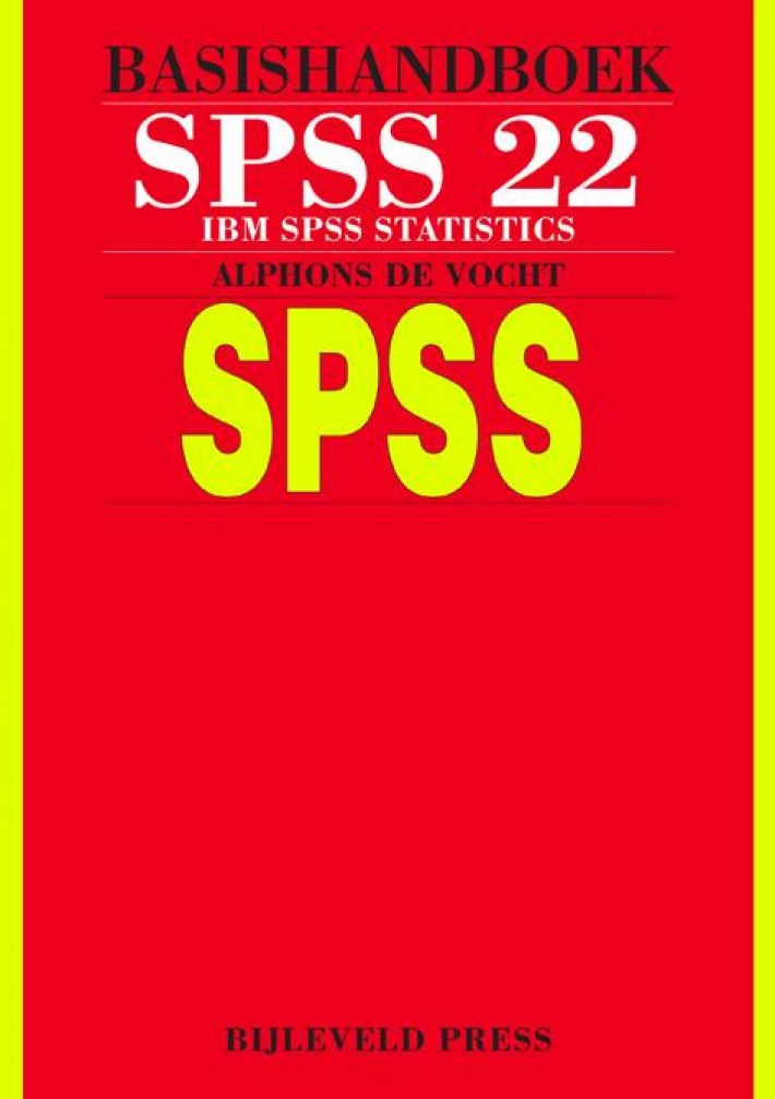 Basishandboek SPSS 22