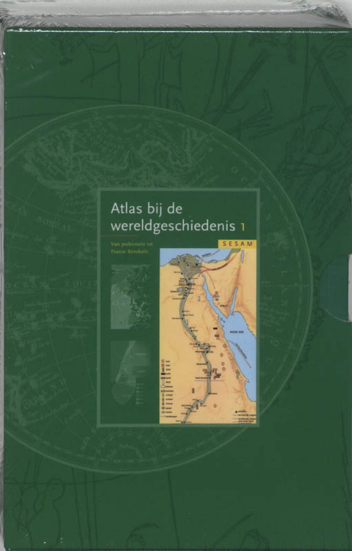 Sesam Atlas bij de Wereldgeschiedenis deel 1 en 2 in cassette