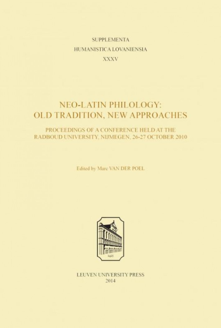 Neo-latin philology: old tradition, new approaches
