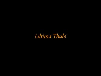 Ultima thule