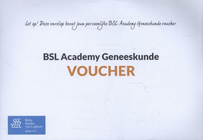 jaarlicentie BSL Academy Geneeskunde voucher jaarlicentie BSL Academy Geneeskunde voucher