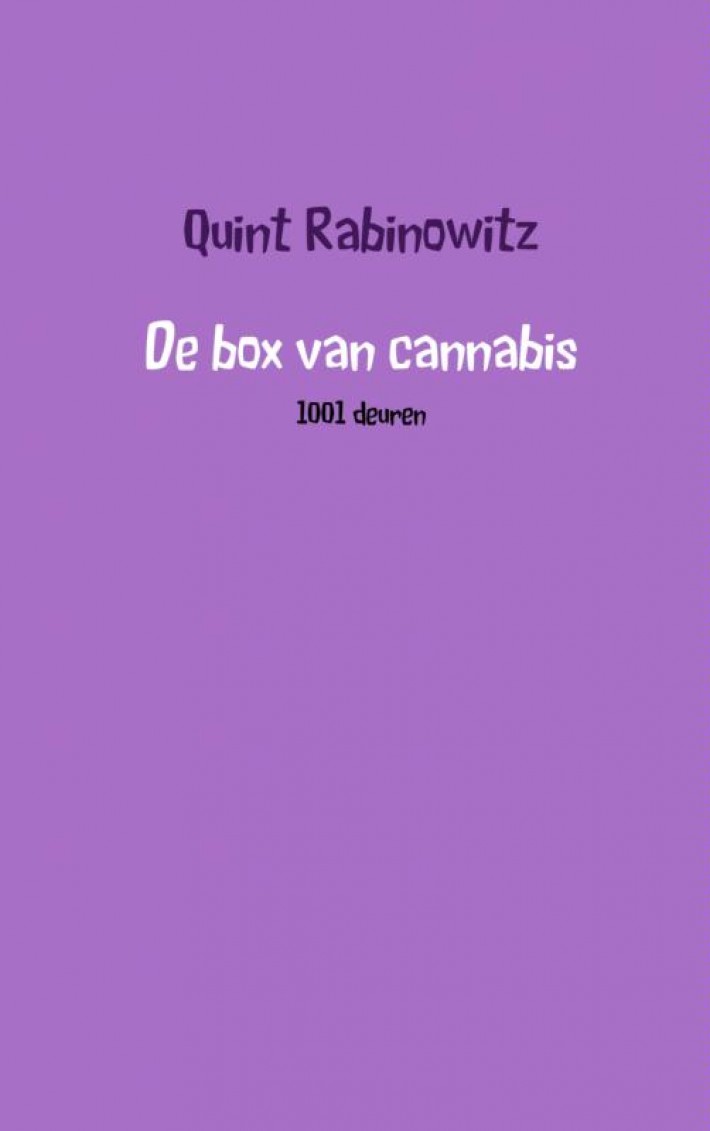 De box van cannabis