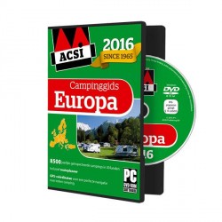 ACSI Campinggids dvd Europa 2016
