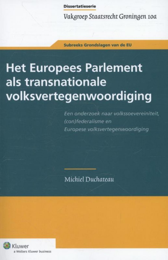 Het Europees parlement als transnationale volksvertegenwoordiging