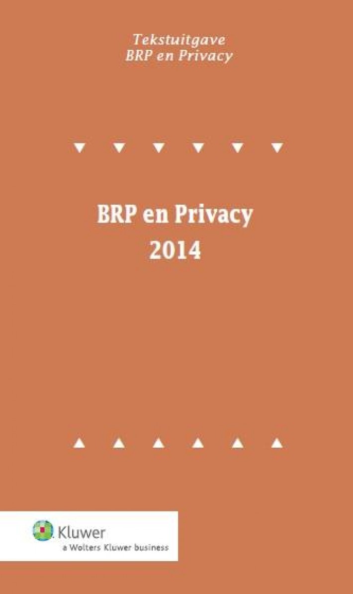 Brp en Privacy • Tekstuitgave Brp en privacy